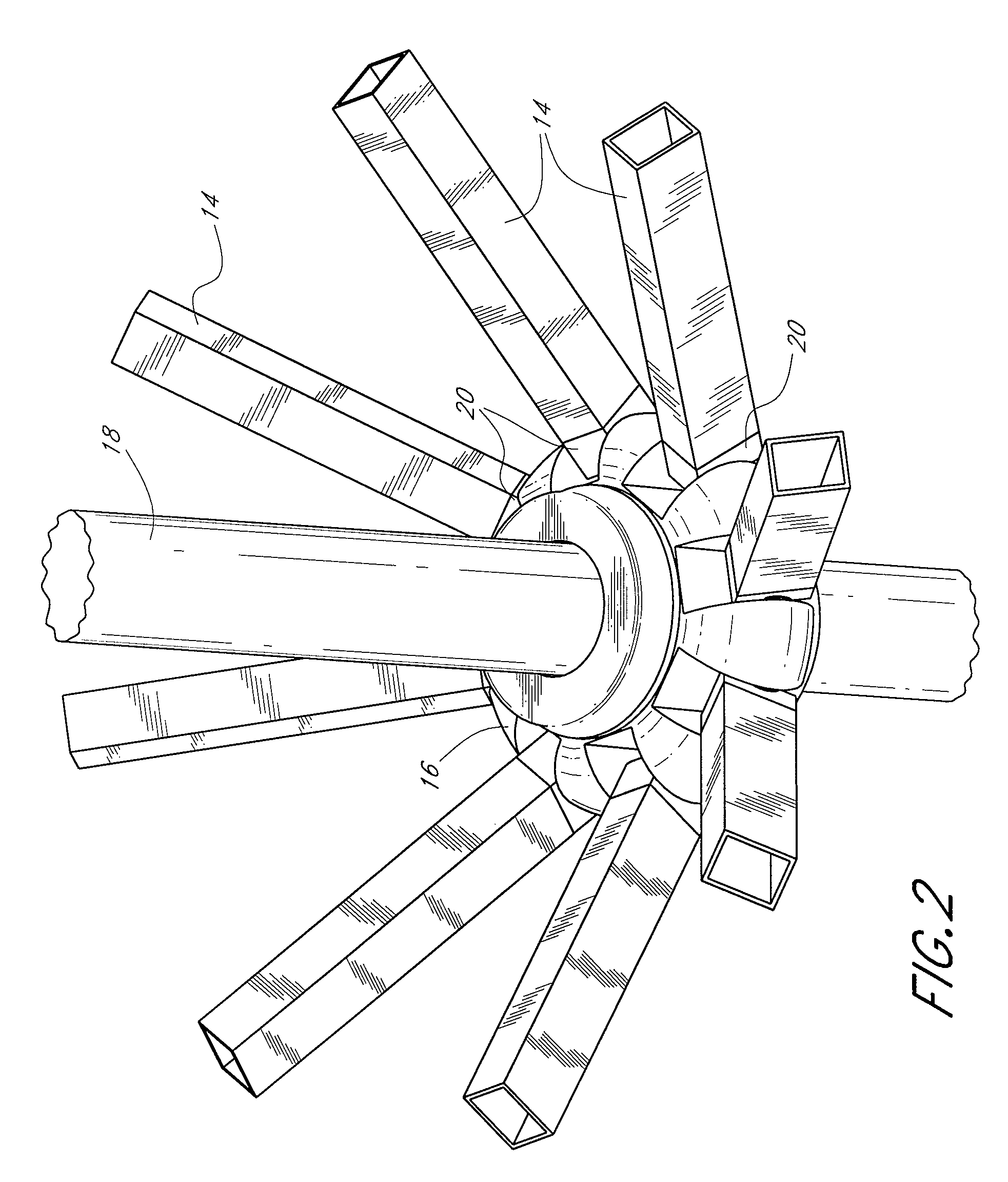 Quick connector for shade structure