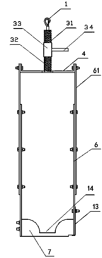 Tool for live-line replacement of suspension insulator and using working method thereof