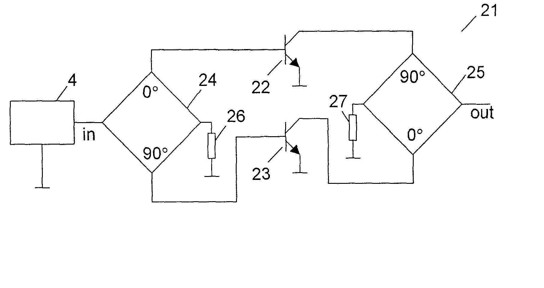 Radio frequency amplifying circuit