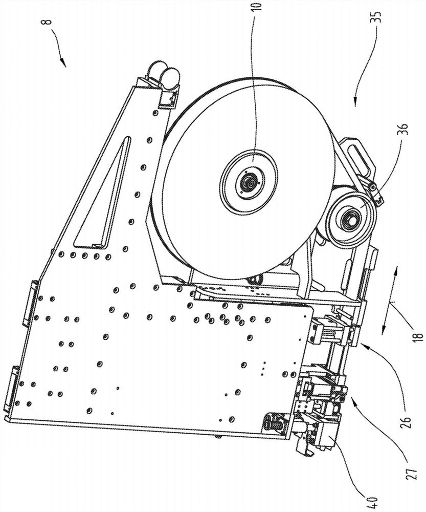 Manufacturing equipment for laying fiber tape