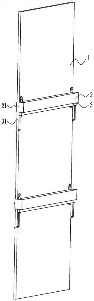 Unit type glass curtain wall system