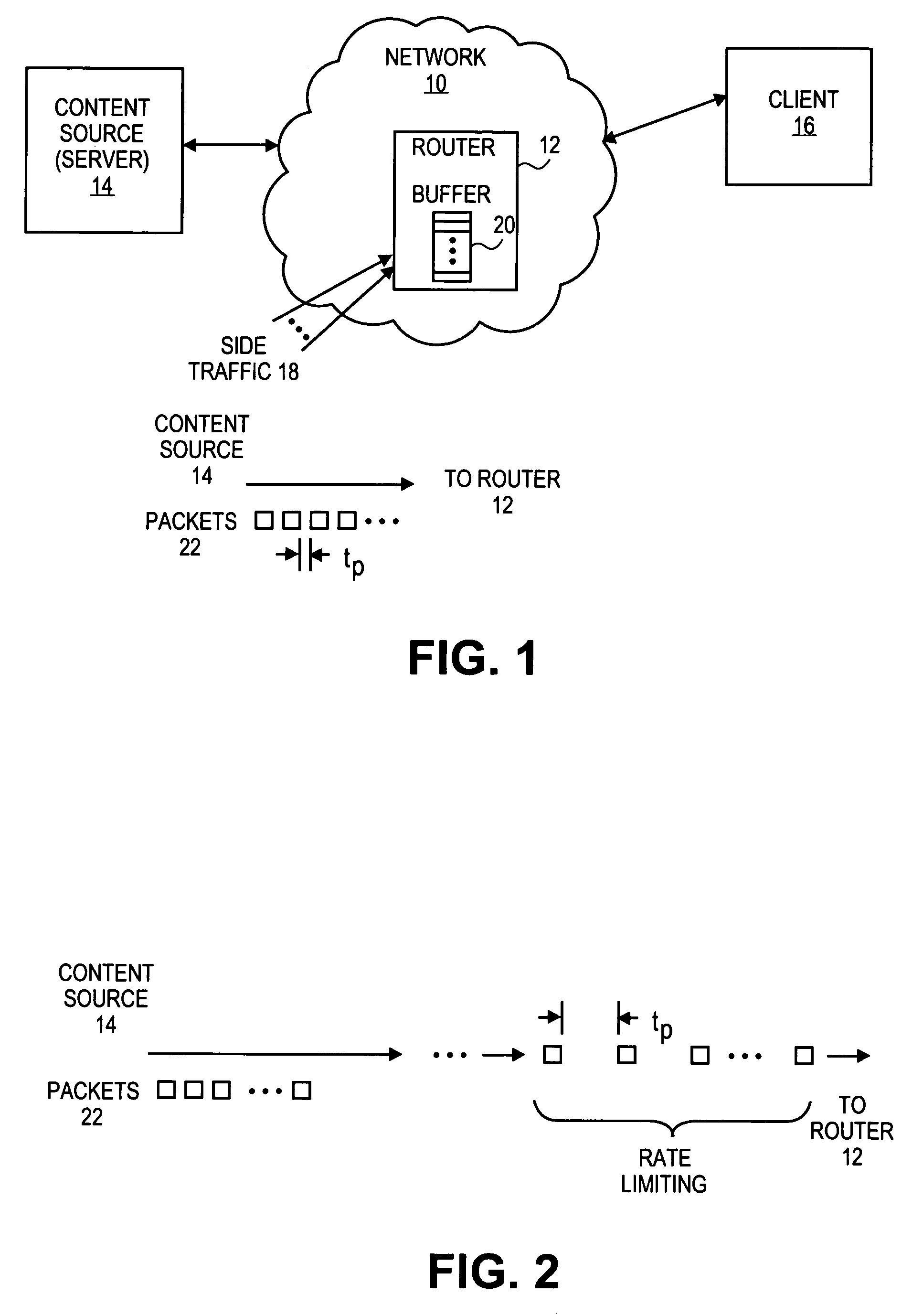 Method for accelerating TCP flows in communication networks with dynamic control