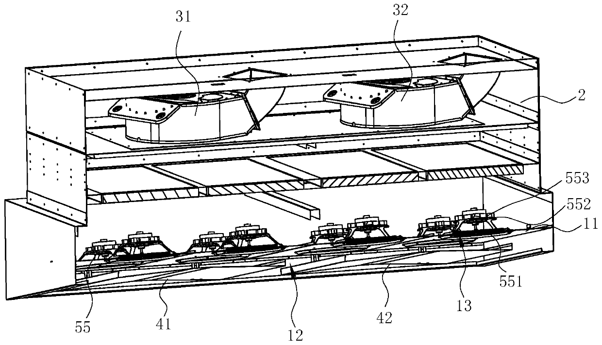 Cooking fume purification device and energy-saving control method thereof