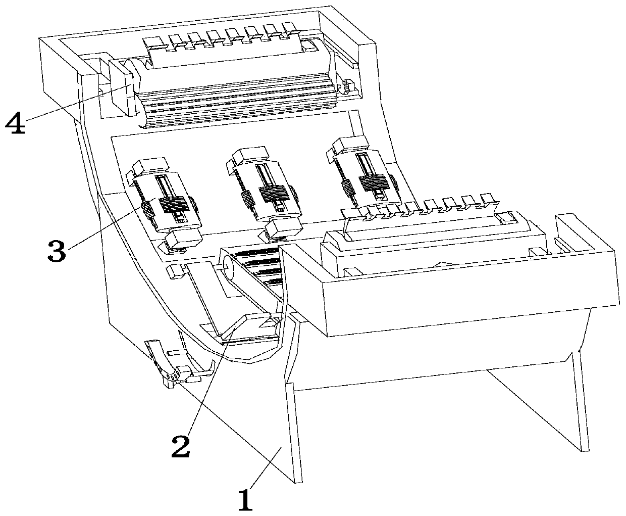 Raw wood pretreatment system for solid wood plate manufacturing