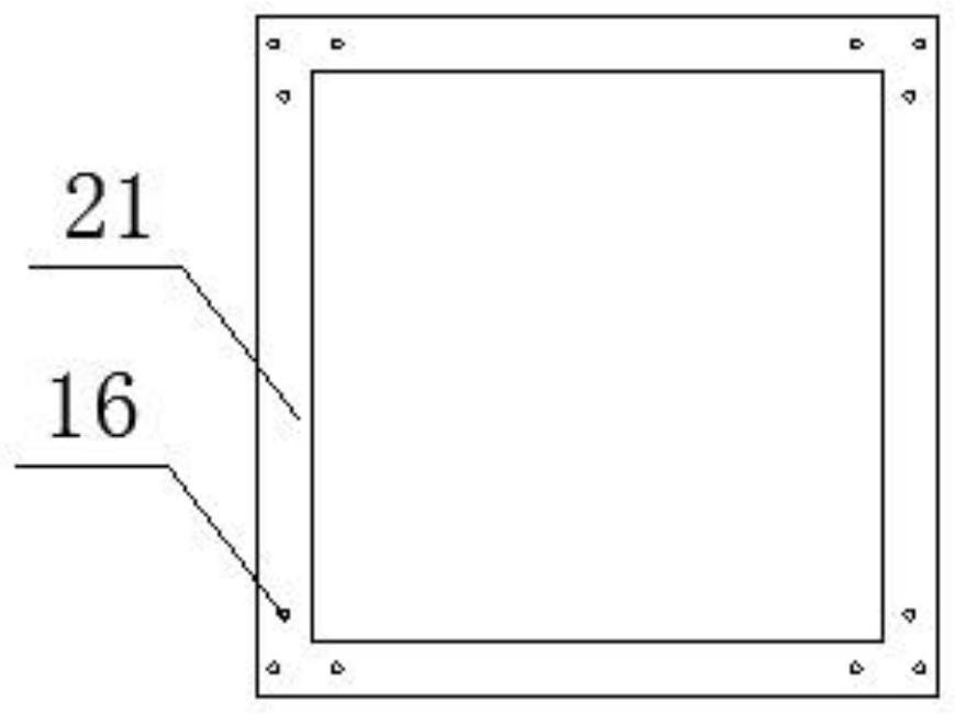 Wagon balance weighing support device and installation method thereof