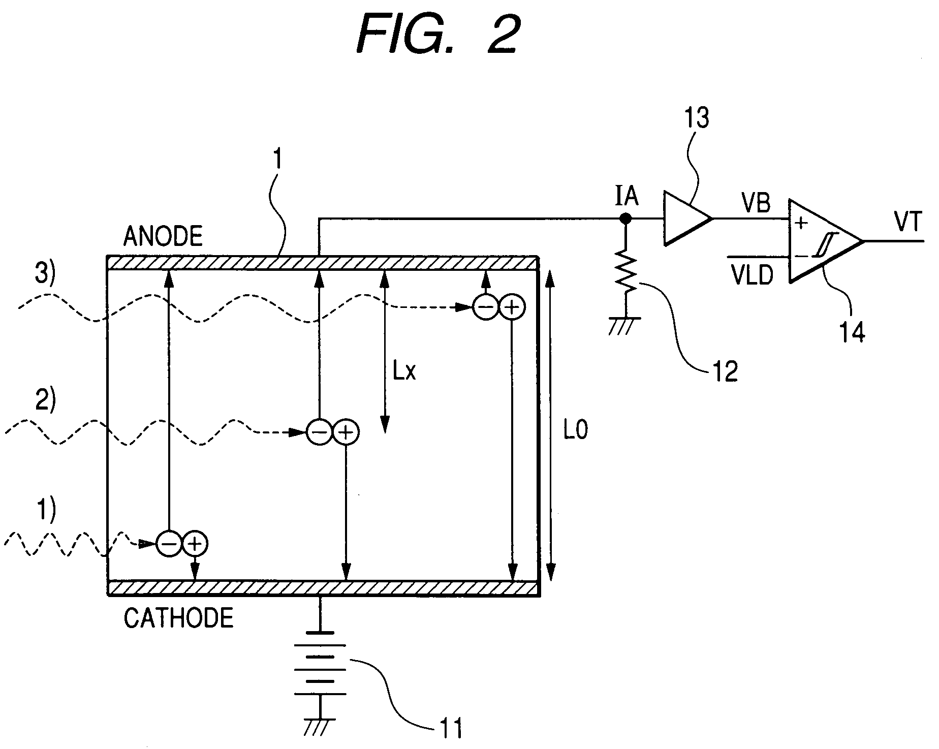 Radiation detection circuit and radiological imaging apparatus using the same