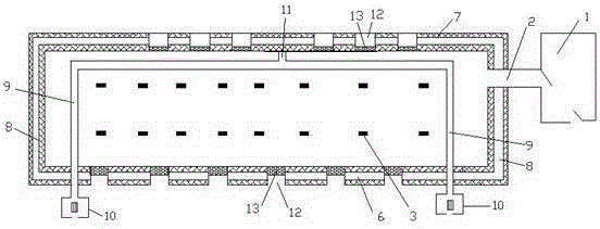 Overground energy-efficient sweet potato storage greenhouse and application thereof