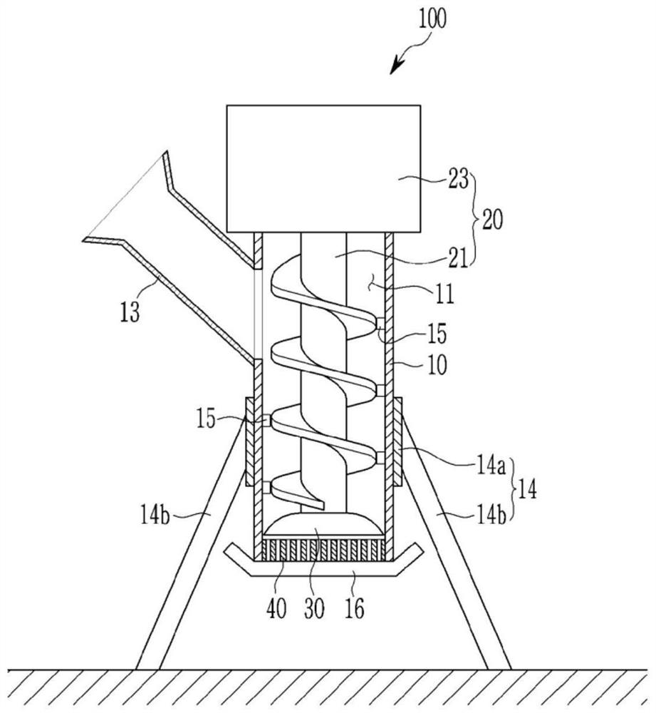 Superabsorbent polymer hydrogel shredding device