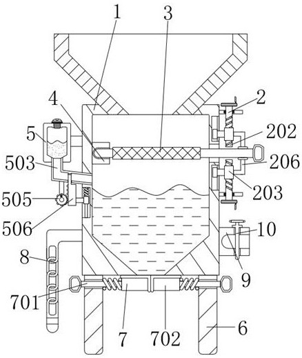 Rainwater collecting and self-recycling system for high-rise buildings