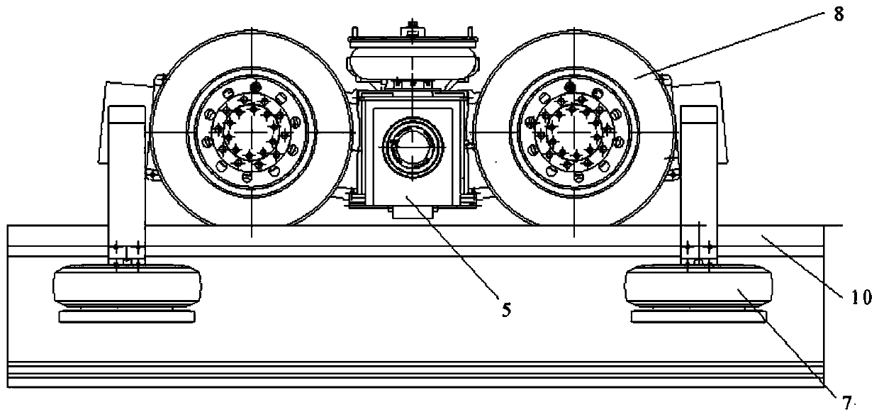 Railway vehicle bogie frame, railway vehicle bogie and railway vehicle