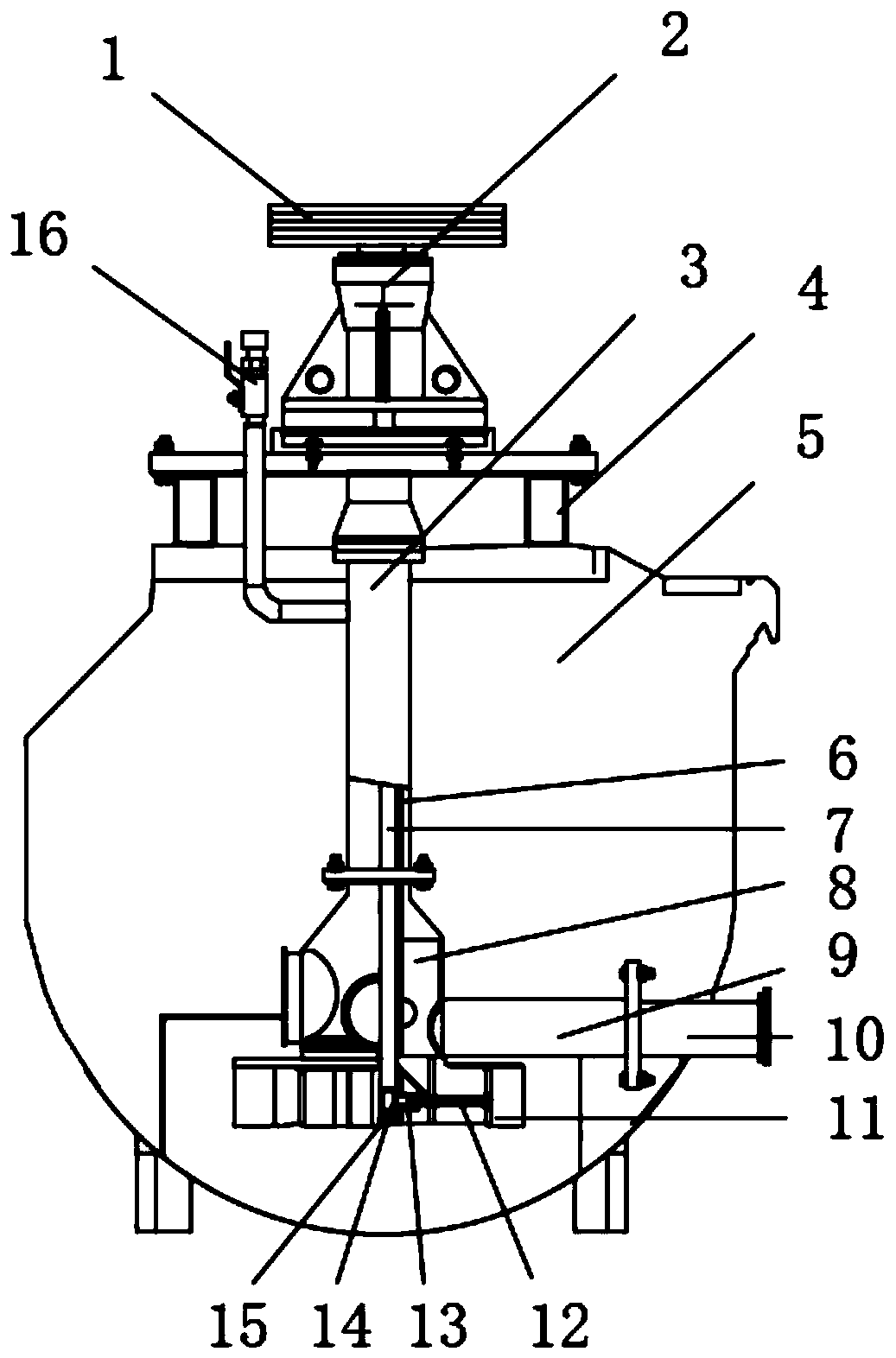 Flotation machine for fluorite and lead-zinc ore