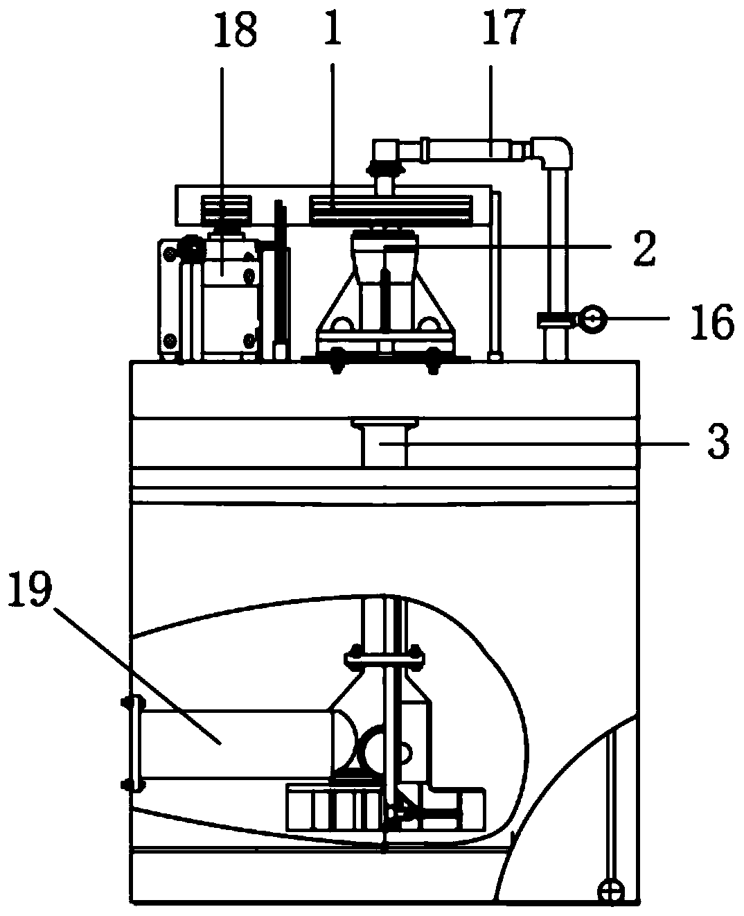 Flotation machine for fluorite and lead-zinc ore