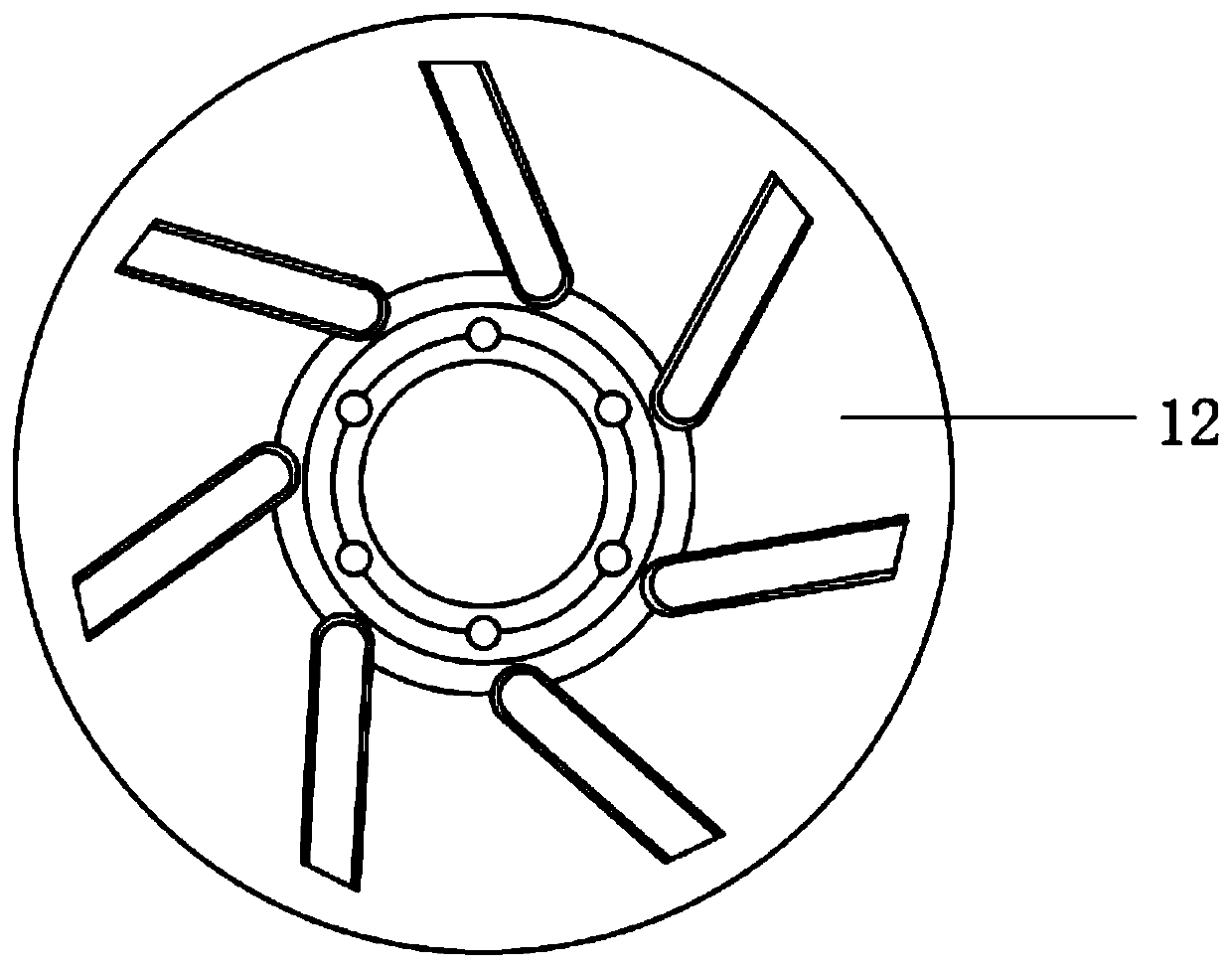 Flotation machine for fluorite and lead-zinc ore