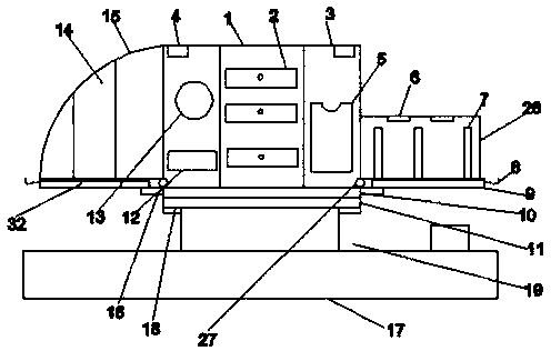 Multi-purpose storage device for office appliances