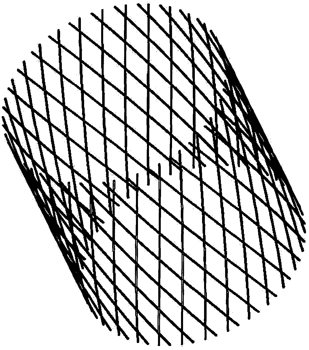 Spacecraft gridded composite bearing cylinder