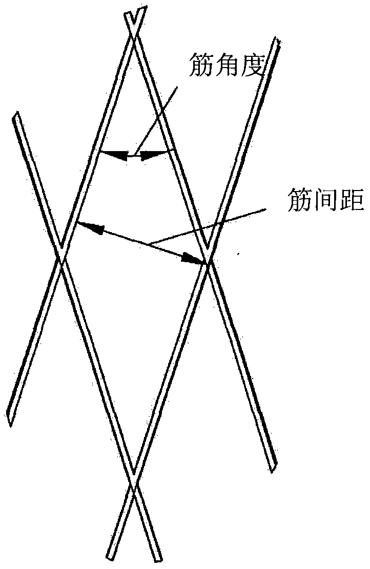 Spacecraft gridded composite bearing cylinder