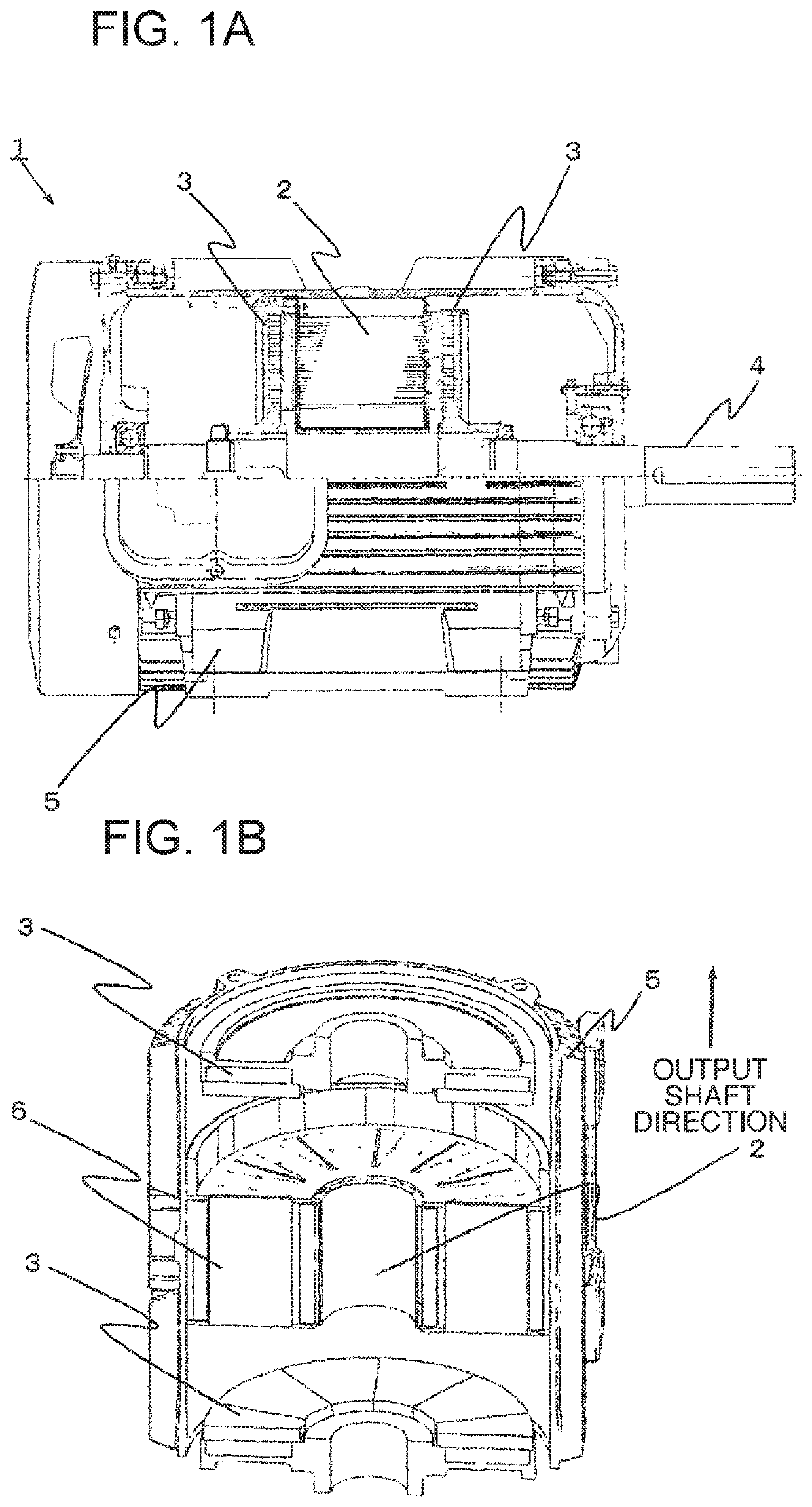 Axial air gap type electric motor