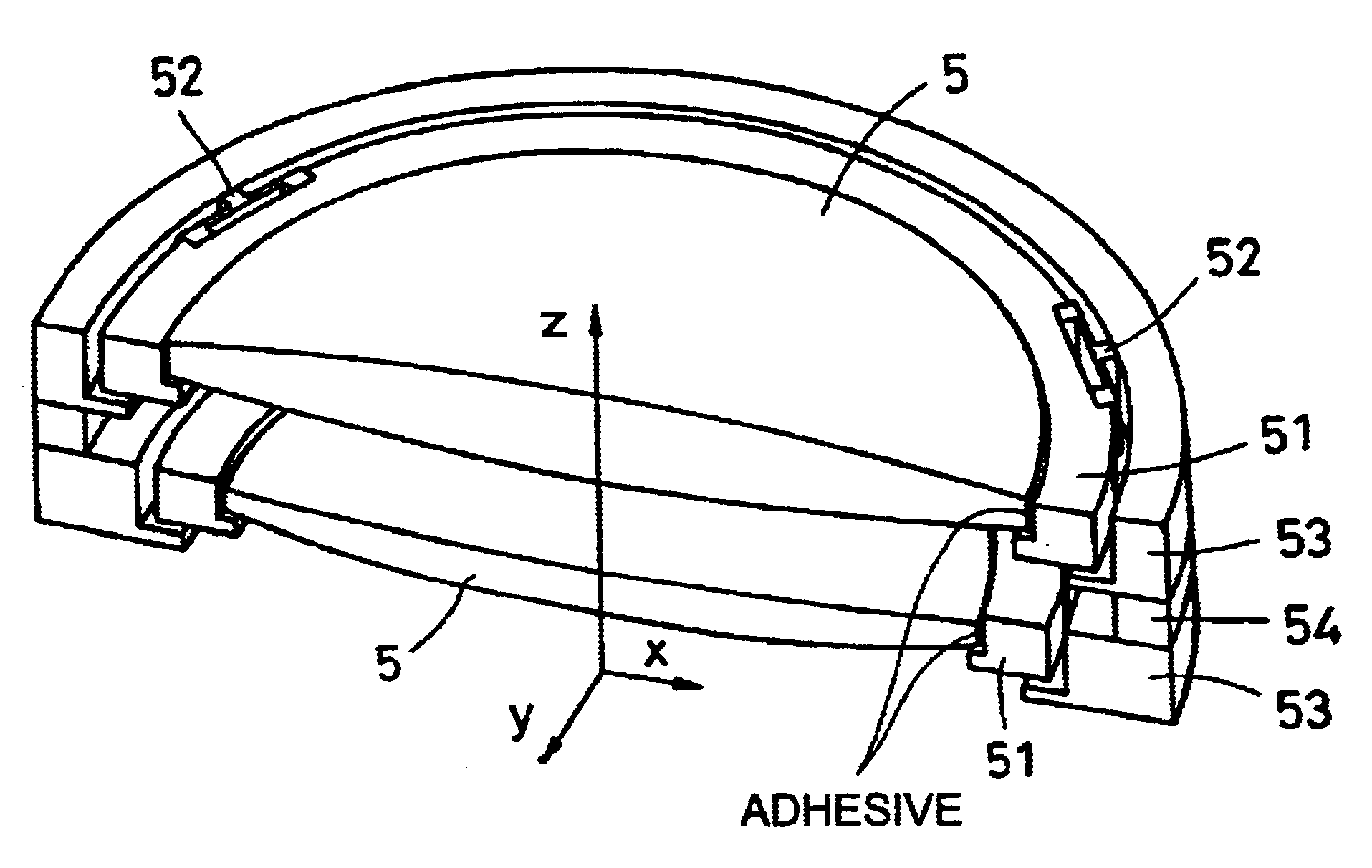 Supporting structure of optical element, exposure apparatus having the same, and manufacturing method of semiconductor device