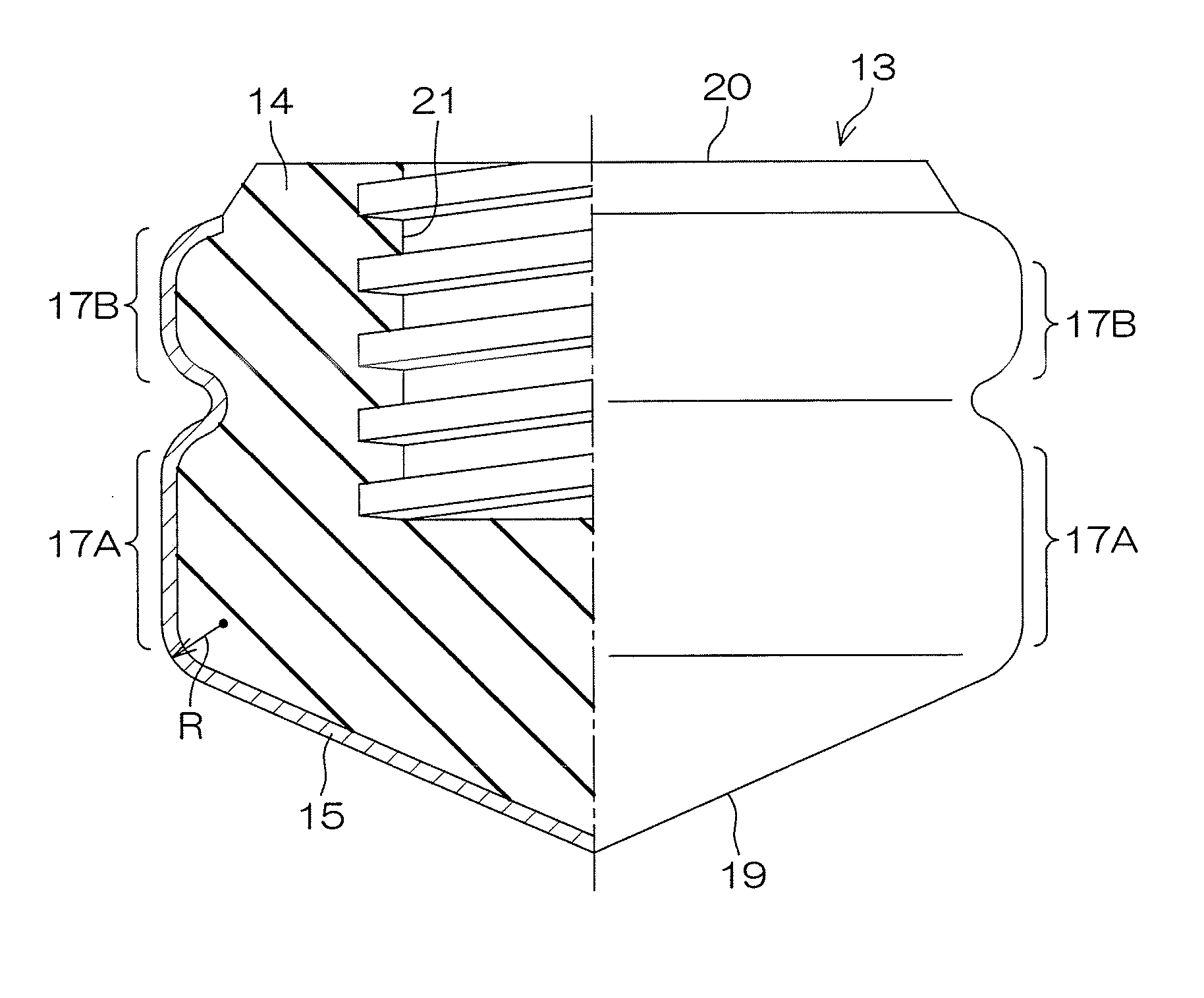 Gasket to be used for medical syringe, and medical syringe