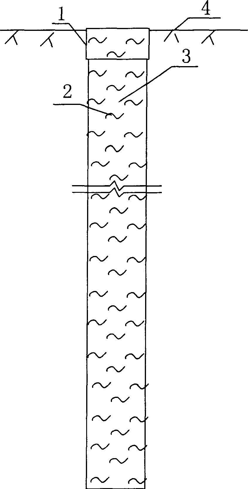 Construction method of high quality relief well