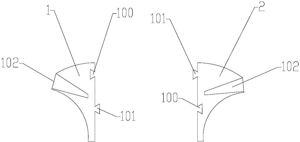 Novel glue blocking plate of roller glue spreader