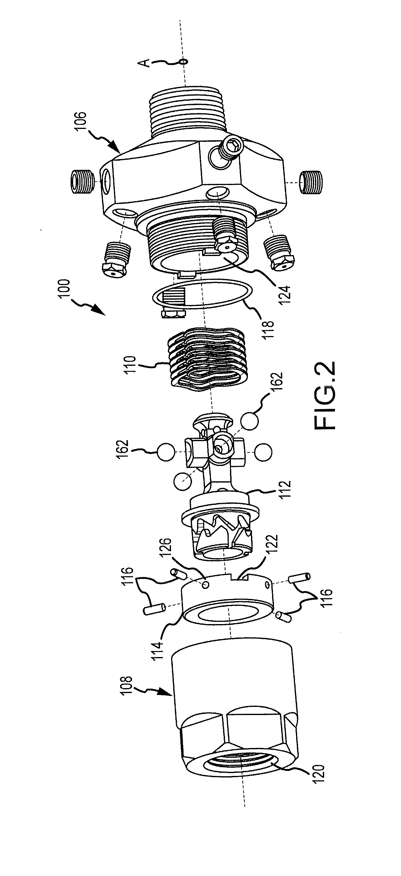 Flow controlled switching valve