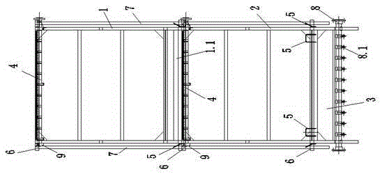 Double-layer flat membrane module