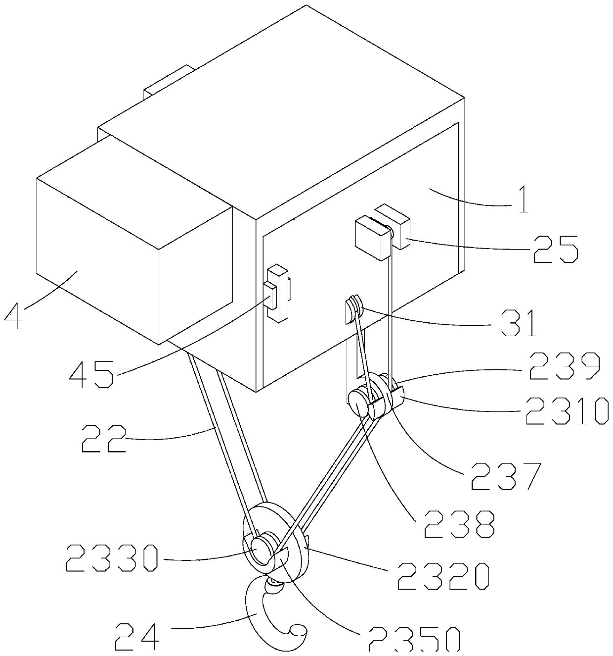 Electric steel wire rope hoist