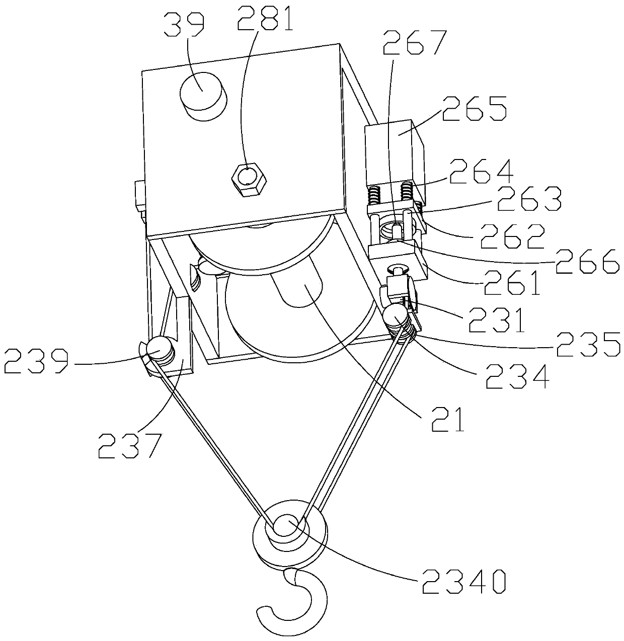 Electric steel wire rope hoist