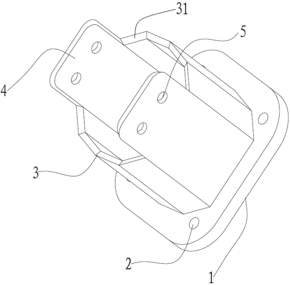 Automobile energy absorption box