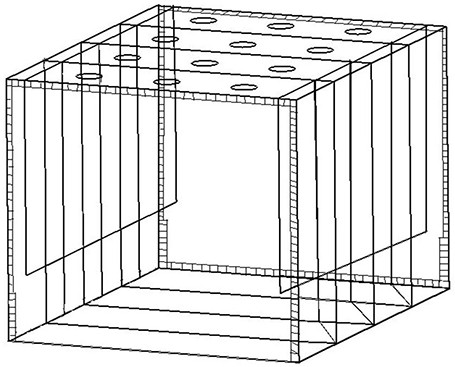 Aviation oven control sensor positioning method and device, equipment and medium