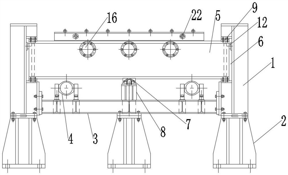 Intelligent guide and guard device of large axle wedge cross rolling mill for rail transit