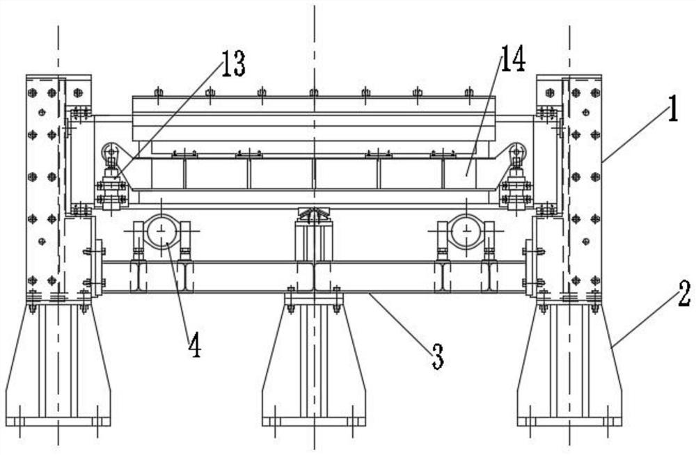 Intelligent guide and guard device of large axle wedge cross rolling mill for rail transit