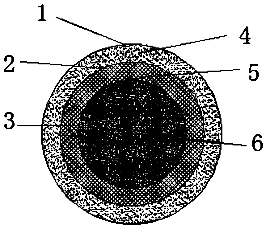 Multi-layer damping pile for overwater measuring platform