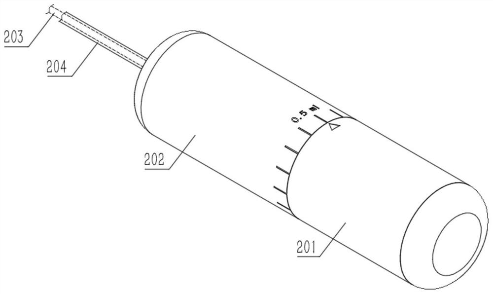 A bone cement injection device