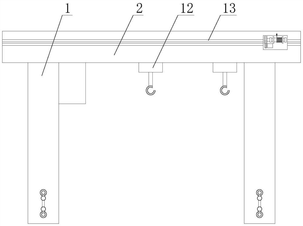 A hoisting device with anti-collision function for ship maintenance