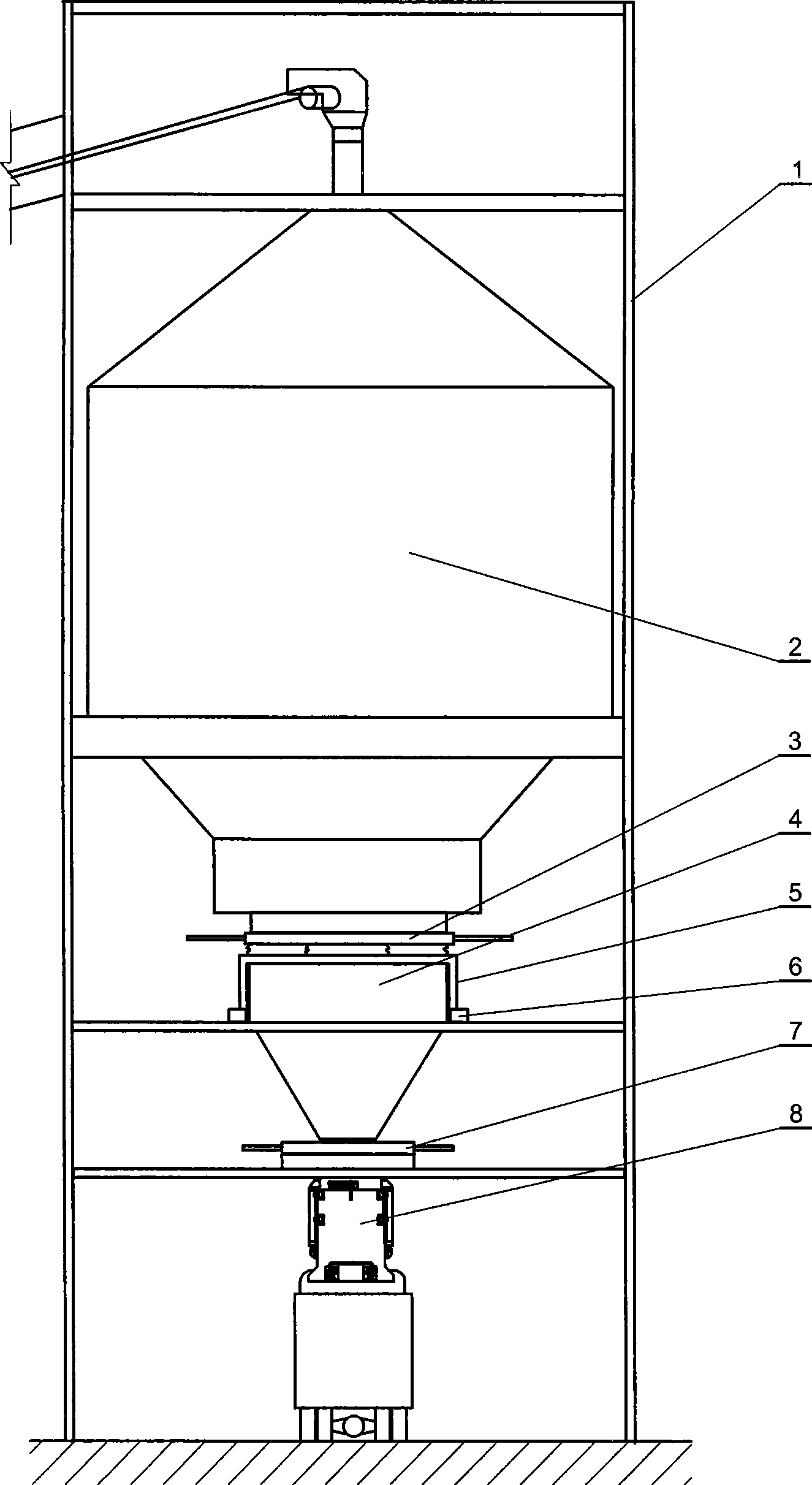 Intellectualized rapid quantitative loading process for automobile and loading station