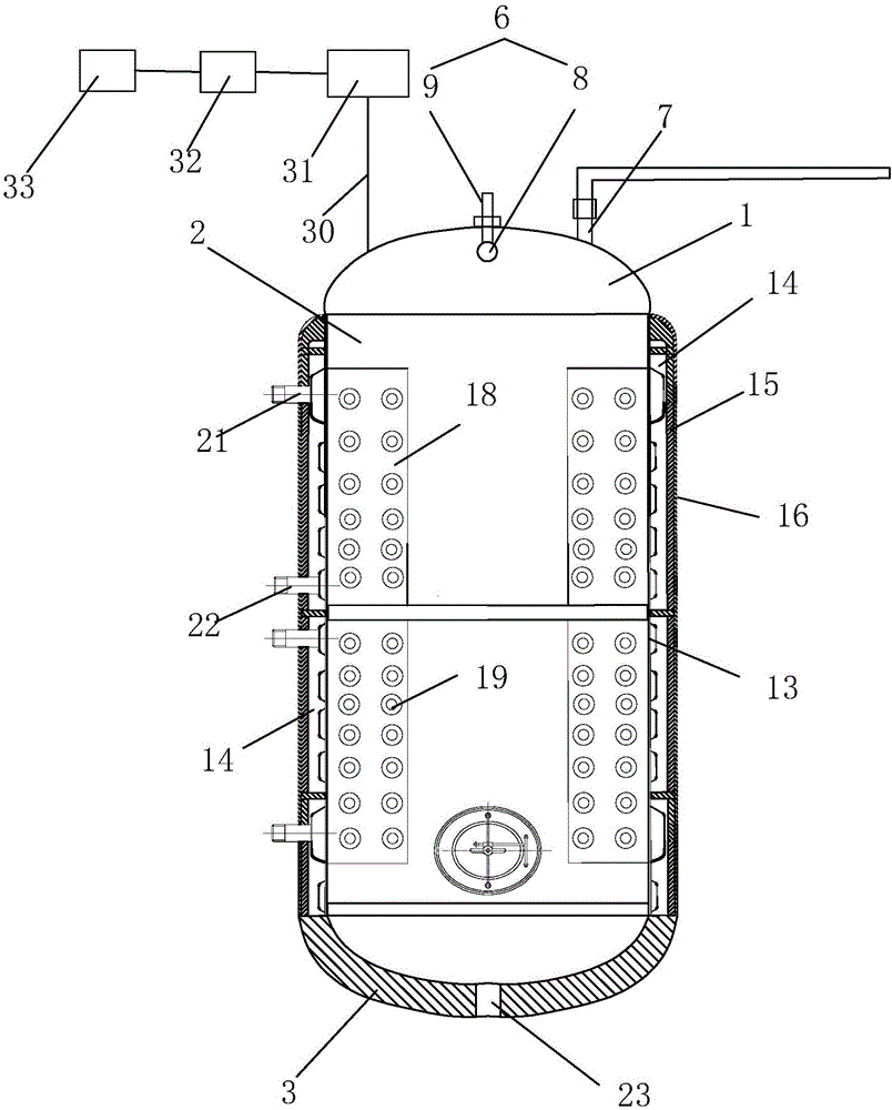 Liquor-stored tank