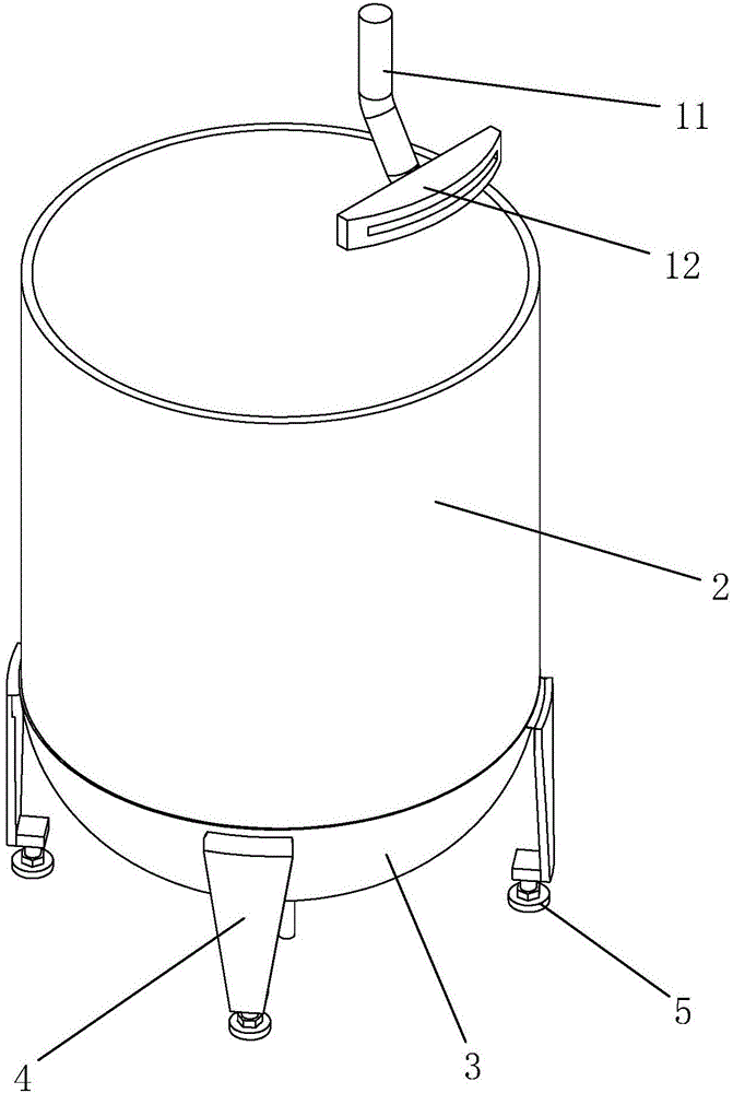 Liquor-stored tank