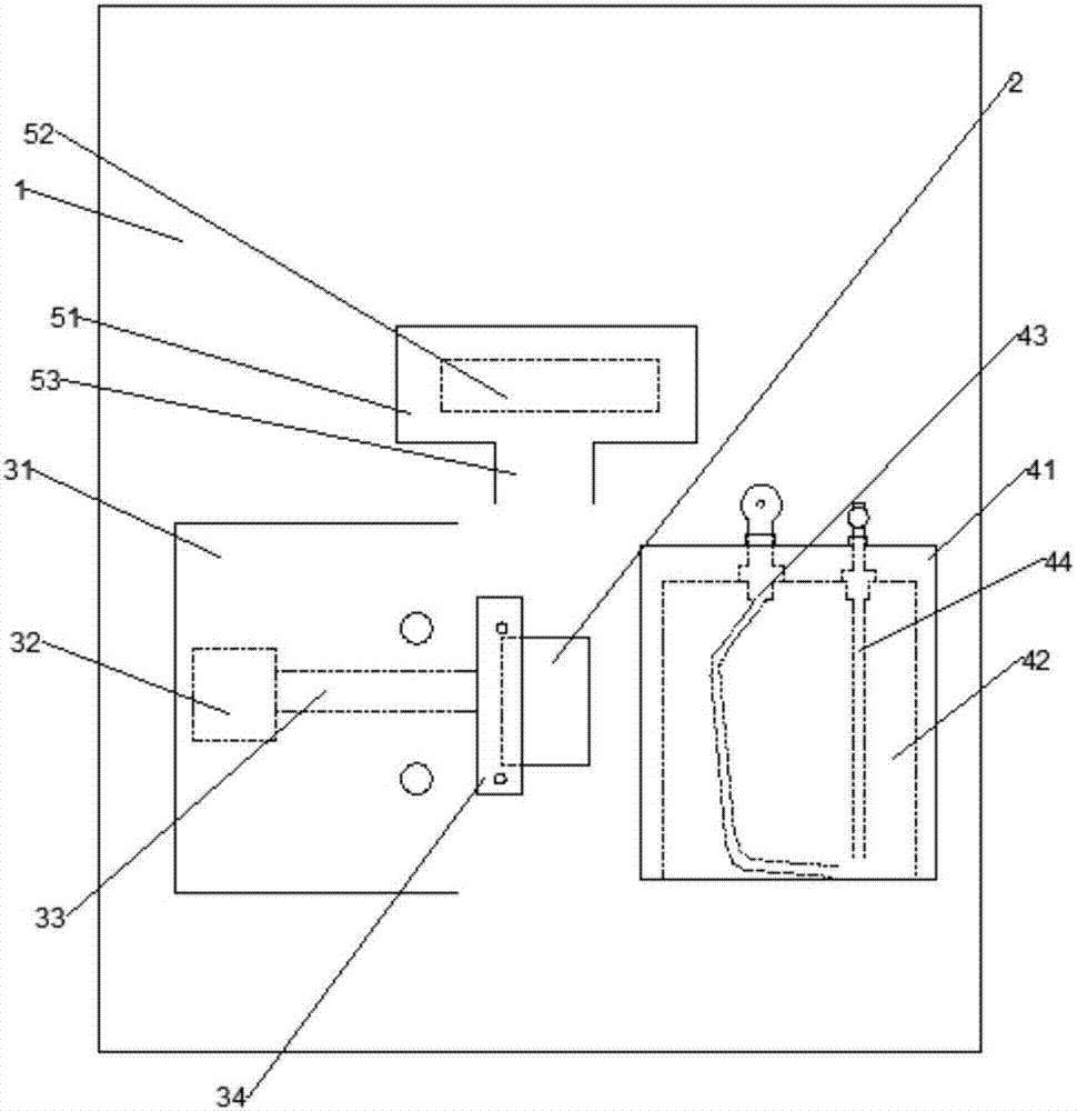 Auxiliary device of door lock fingerprint gatherer