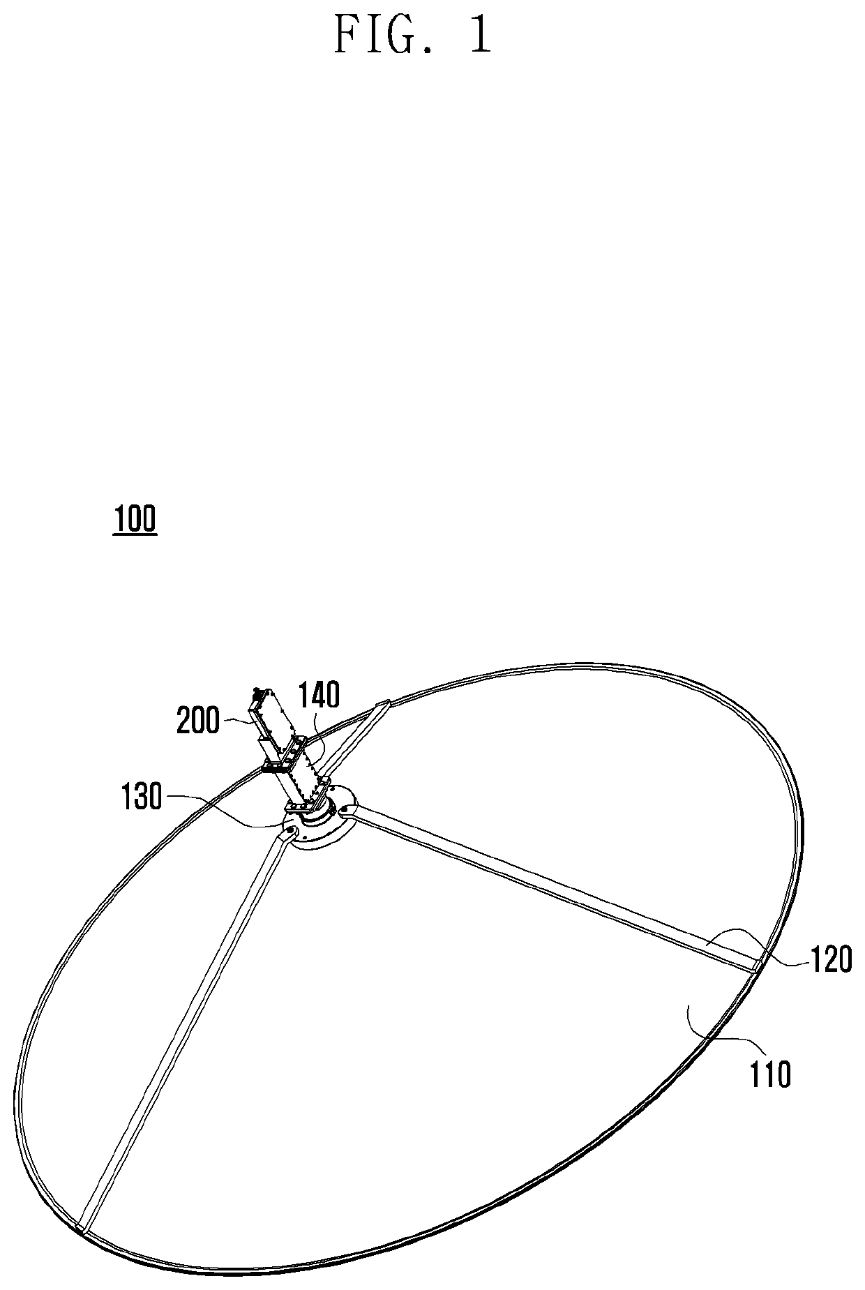 Low noise block down converter for receiving satellite broadcasting and antenna apparatus including the same