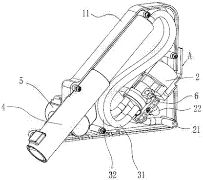 Spray rod device of intelligent toilet