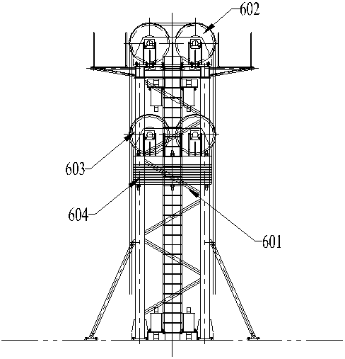 Parallel-connection-type mid-high altitude wind energy ground generator set