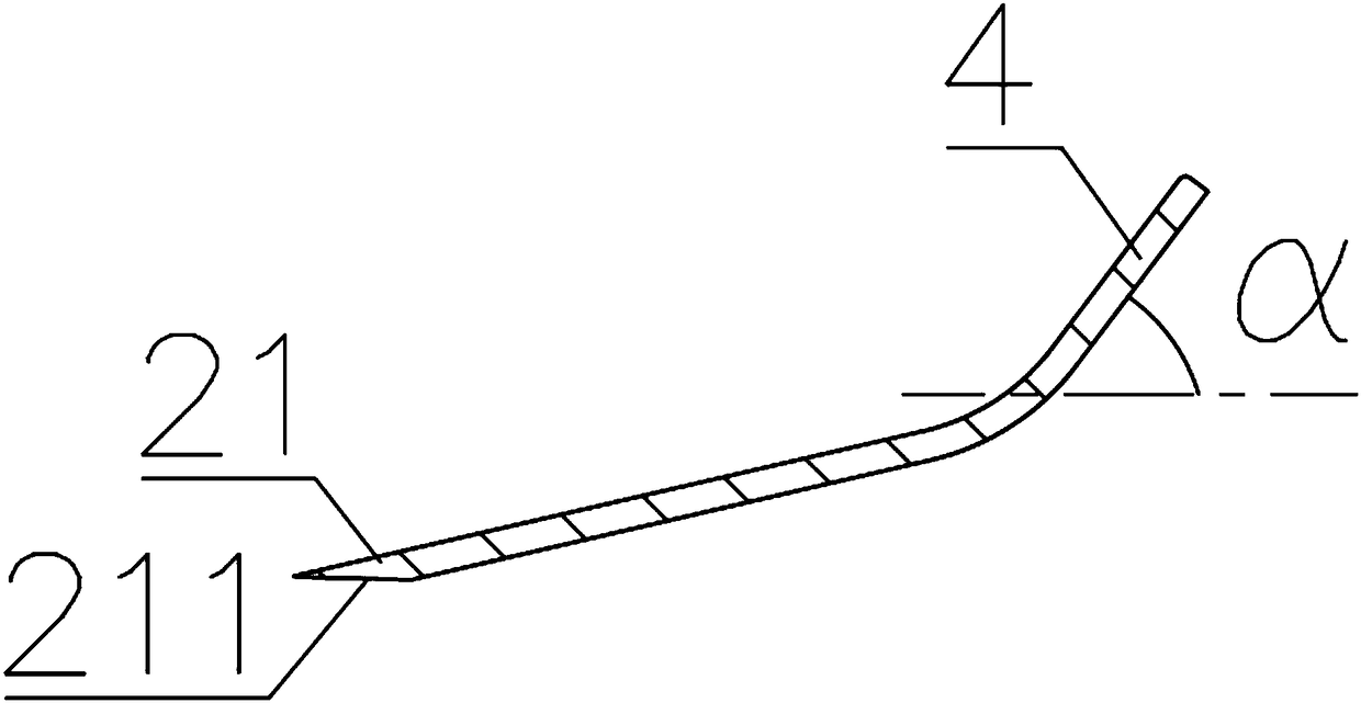 Cutting blade of spiral cutter type lawn mower and spiral cutter type lawn mower