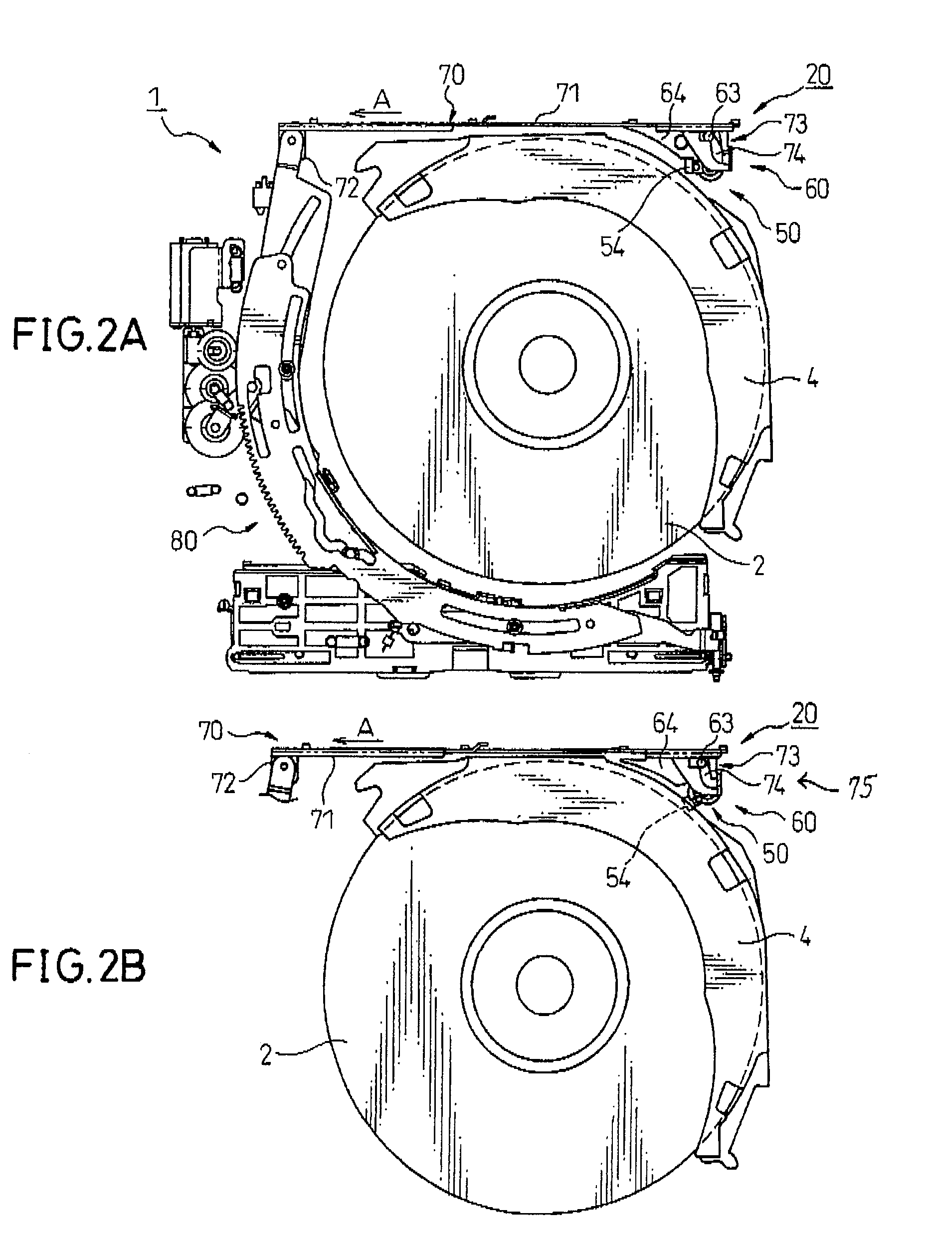 Disc changer having disc discharge mechanism