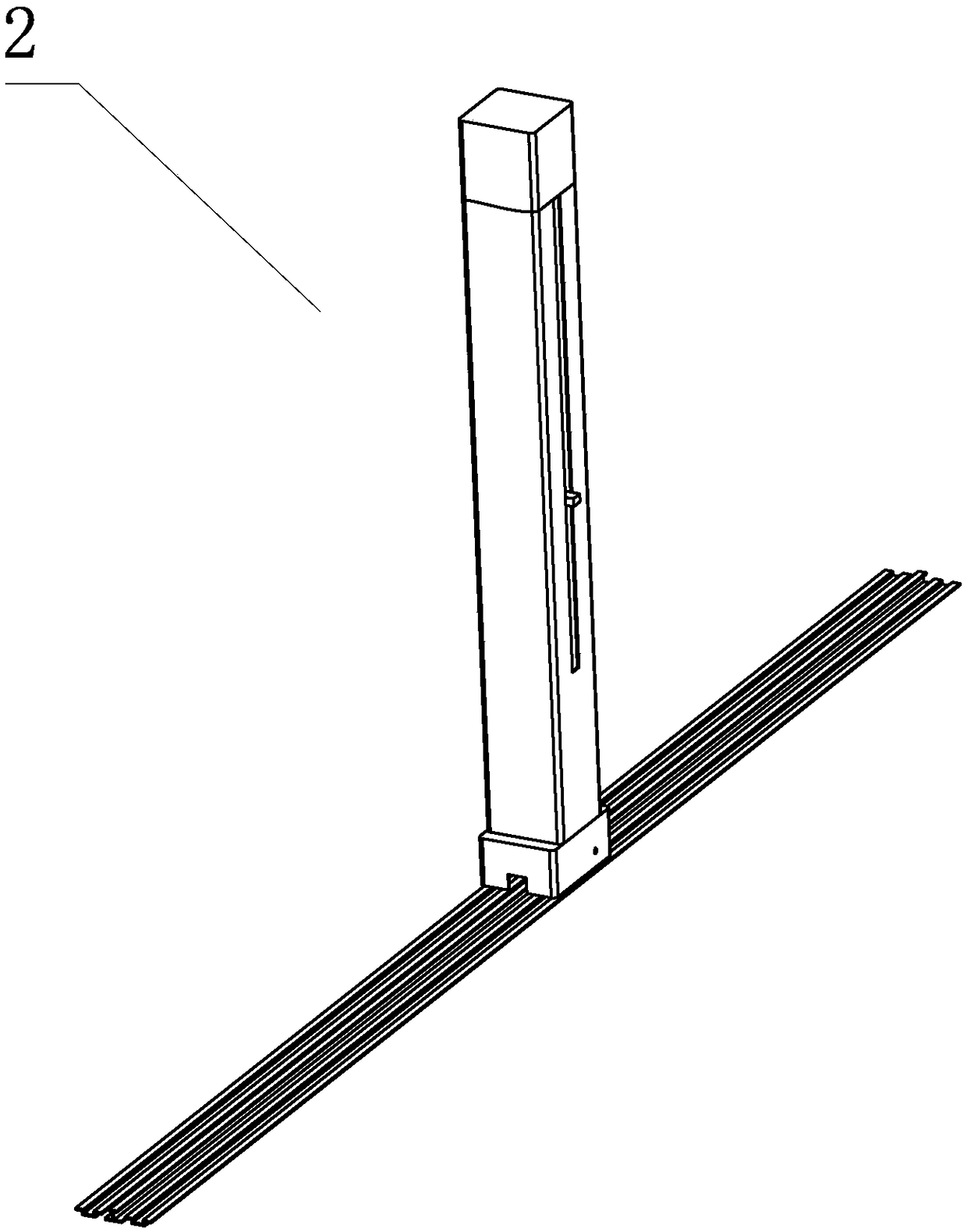 Double-layer self-alignment parking device