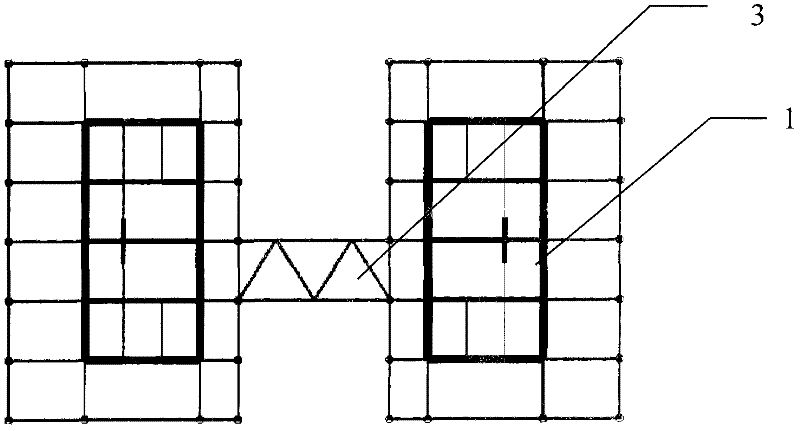 Mixed integrated high-rise structural system