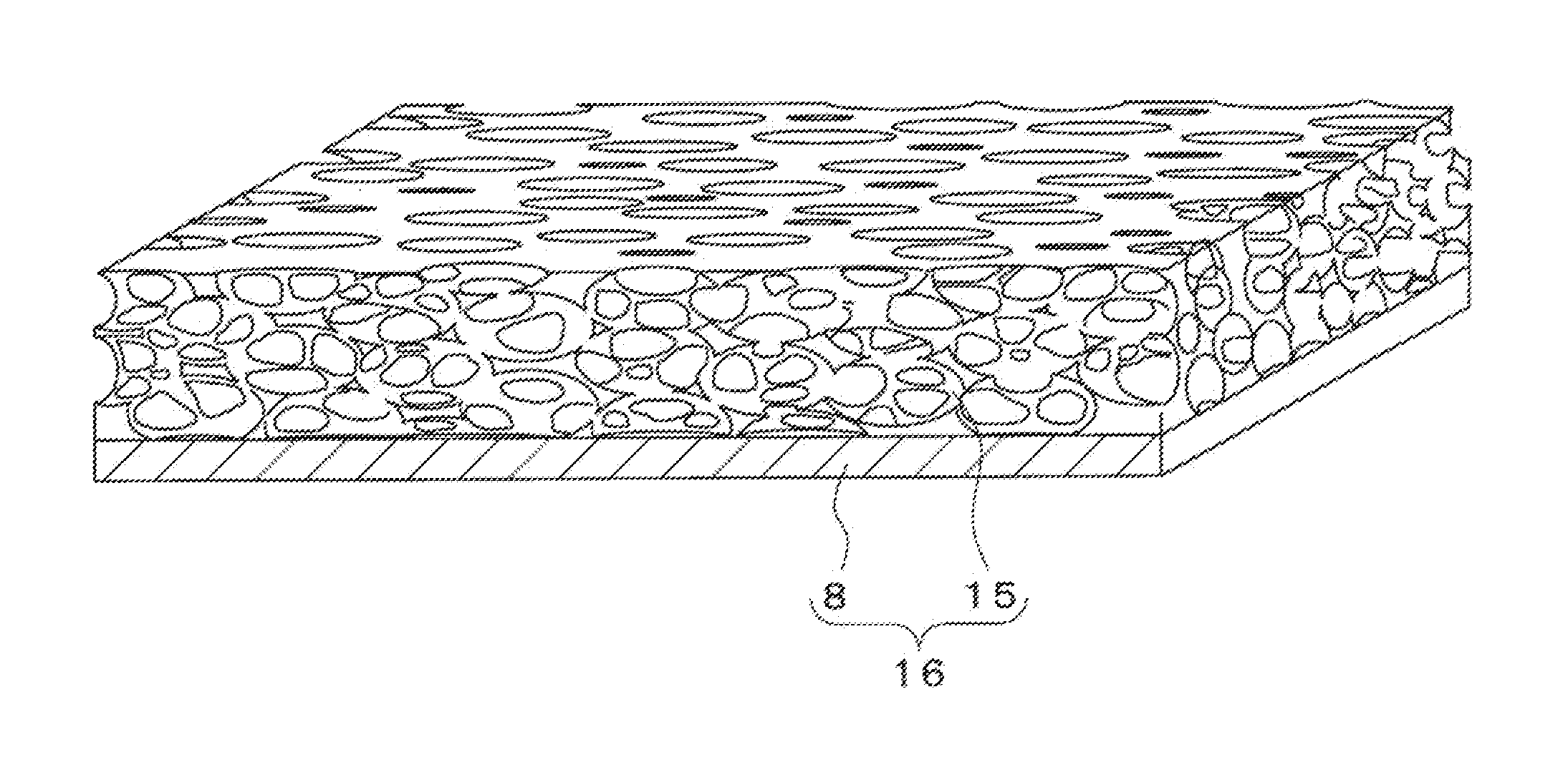 Process for production of aluminum complex comprising sintered porous aluminium body