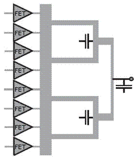 Distributed image high power tube core