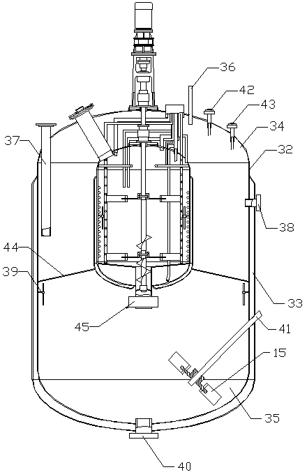 Crop straw co-fermentation device